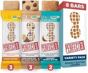 Perfect Bar Original Refrigerated Protein Bar, Peanut Butter Lover's Variety Bundle, 2.2 - 2.5 Ounce Bar, 8 Count