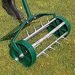 Coopers of Stortford Outdoor Garden Lawn Spike Aerator Roller