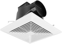 Fanspex Bathroom Ceiling Exhaust Fan, Household Bath Vent Ventilation Fan with 1.0 Sones Quiet Operation, 110 CFM, 4-in Duct, 26W Energy-Saving,11.4"x11.4" (Installation Size 9.1"x9.1")