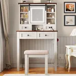 YITAHOME Farmhouse Vanity Desk with