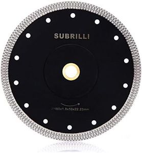 7-Inch Super Thin Diamond Saw Blade for Porcelain Tile Granite Marble Ceramic Cutting (5/8 Arbor)