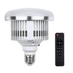 Photo Studio Bulb 85W 3000K-6500K Photography Lamp Bulb Energy-Saving Adjustable Brightness E27 Mount with Remote Control for Photography Studio Home Warehouse Office Hotel (1 pack)