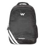 Wildkraft 35 Ltrs Black Casual Backpack (11908 Black)