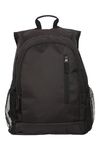 Mountain Warehouse Fawkes 20L Rucksack - Durable Backpack, Adjustable Shoulder Straps Daypack Jet Black