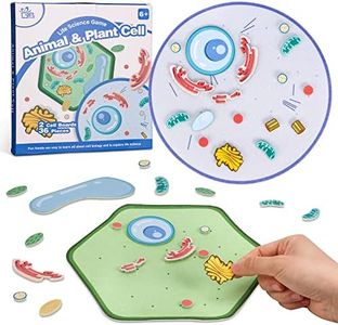 GiftAmaz Animal and Plant Cell Anatomy Model, Soft Felt Toy, Early Cell Biology and Life Science STEM Toys, Classroom Teaching Aid, Educational Learning Activities STEM Birthday Toys for Kids 6+