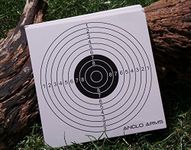 50 x ANGLO ARMS 140MM X 140MM CARD SHOOTING PAPER TARGETS AIRGUN RIFLE PRACTICE