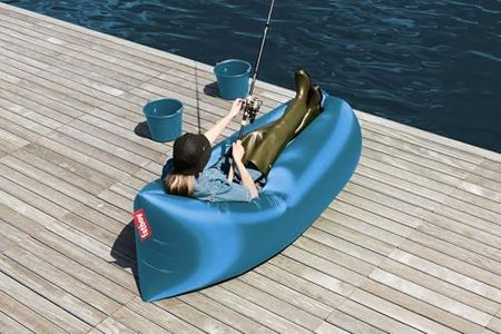 Fatboy Lamzac The Original Version 3 Inflatable Lounger with Carry Bag, Sky Blue