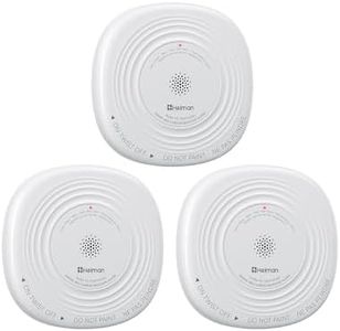 Heiman 10-Year Sealed Battery Smoke and Carbon Monoxide Detector Combo with EOL Alert, ETL Listed to UL 217 10th Ed. & UL 2034 5th Ed., for Bedroom, Living Room, Hallway& Basement, 3-Pack