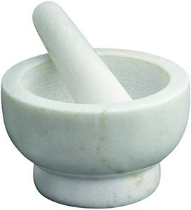 Avanti Marble Footed Mortar and Pestle, White