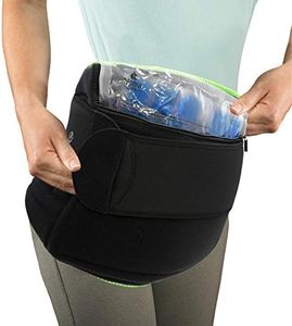 NatraCure Hot or Cold Hip and Lower Back Pain Relief Wrap for Lumbar Backache, Herniated Discs, Stiff Hips, Bursitis, Sciatica, & Arthritis - Hip Replacement Surgery Recovery Gifts - Large/X-Large