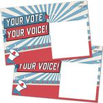 T MARIE 100 Bulk Voter Postcards 4x