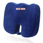 Orthowala® Orthopedic Coccyx Seat Cushion For Sciatica Tailbone Pain and Back Pain Relief Tailbone Cushion Seat (Pack Of 1)