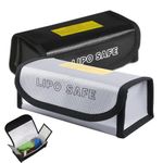 KUBDPQOR Lipo Bag – 2 Pcs Fireproof LiPo Battery Bag, Battery Box Explosionproof Fireproof Bag, Ideal for LiPo Battery Bags – Safe, Durable, and Portable Bag for Storing and Charging LiPo Batteries