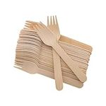 Disposable Wooden Forks -Pack of 10