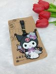 BOENJOY Gifts - Kuromi Hello Kitty Luggage Tag | Luggage Bag Tag for Baggage, Suitcases| Luggage tags for travel, Size Approx 13 Cm