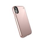 Speck Products Presidio Metallic iPhone XR Case, Rose Gold Metallic/Dahlia Peach