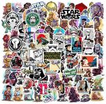 100pcs Fashion TV Holiday Sport Outdoor Vinyl Decal Stickers Waterproof for Gift Bottle Car Phone Laptop Skateboard (Star War)