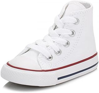Converse Ctas Core Hi 015860-34-3, Sneaker Unisex Bambini, Bianco, Taglia 23