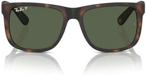 Ray-Ban Man Sunglasses Havana Frame, Dark Green Lenses, 54MM