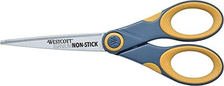 Westcott Titanium Bonded Non Stick Scissors, 7" Straight