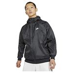 Nike DA0001-010 M NSW SPE WVN LND WR HD JKT Jacket Men's BLACK/WHITE M