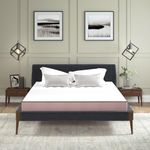 Sleepsutraa Mattress, 5-inch Reversible High Density HD Foam Queen Bed Size – Viva, Grey, 75 X 54 X 5