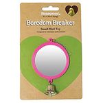 (Boredom Breaker) Bird Toy Double Sided Mirror Large Various colours