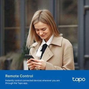 Tapo Smart Power Strip – 4 Outlets, Surge Protection, Wi-Fi Control