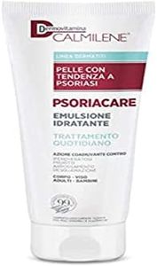 Calmilene Psoriacare Emulsione Idratante -Crema Idratante viso e corpo -Trattamento coadiuvante dell'ipercheratosi di pelli con tendenza a psoriasi -400 ml -99% di Ingredienti naturali -Dermovitamina