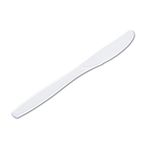 Dixie KH217 Heavy Weight Polystyrene Knife, 7.5" Length, White (Case of 1,000)