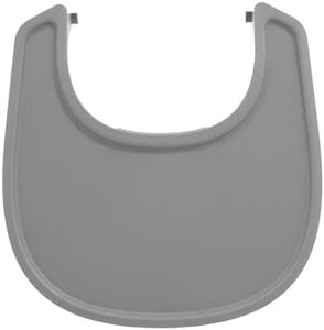 Stokke Tray for Nomi, Grey - Easily Mounts on Stokke Nomi Baby Set - Dishwasher-Safe, Food-Grade Plastic