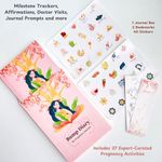 Bump Diary - My Pregnancy Journal | 40 week Pregnancy Planner cum Pregnancy Activity Book | Blending Pancha Kosha with Modern Motherhood | Pregnancy milestones, Habit trackers, 27 Pancha Kosha Activities + 40 stickers & 2 bookmarks | Perfect Pregnancy Gift | Baby Shower Gift