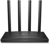 TP-Link AC1200 Dual Band Wi-Fi Router, Wireless, Smart Home, Streaming, Full Gigabit Ethernet Ports, MU-MIMO, Beamforming, Long Range Coverage, OneMesh Supported (Archer A6)