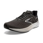 Brooks Men’s Hyperion Neutral Running Shoe, Gunmetal/Black/White, 13