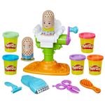 Play-Doh Buzz 'n Cut Fuzzy Pumper Barber Shop Toy with Electric Buzzer and 5 Non-Toxic Play-Doh Colors, 2-Ounce Cans