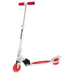 Razor A3 Kick Scooter for Kids - Larger Wheels, Front Suspension, Wheelie Bar, Lightweight, Foldable, and Adjustable Handlebars