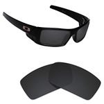 Alphax Stealth Black Polarized Replacement Lenses for Oakley Gascan