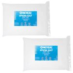 Hexeal Epsom Salt 10kg – 2 x 5kg Bags of Food Grade Bath Salts to Soothe Muscles, Joints & Aches – Magnesium Sulphate for Bathing, Gardening & Beauty – Household, Commercial & Industrial Use