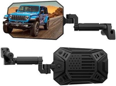 JOYTUTUS Mirrors Doors Off Compatible with 2024-2026 Wrangler JL Gladiator JT, Wrangler JL Side Mirrors with Doors Off Wider View No Vibrate & Wobble (NOT FIT 1986-2023 Wrangler Gladiator)
