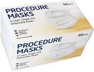 WMS Wisconsin Medical Supplies, 3-Layer Face Masks, MADE IN USA, 1 Pack (50 Masks)