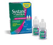 Systane Ultra Eye Drops Lubricant High Performance,Two 4ml 0.14 fl oz. bottles