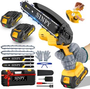 SINPY 6" Cordless Mini Chainsaw – Lightweight Handheld Electric Saw