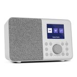 MangoKit MD3 DAB Radio Portable,DAB+ Digital Radio,Bluetooth Radio,FM Radio,Kitchen Radios Mains and Battery,Large Color Display,40 Preset Stations,Alarms&Clock&Snooze Timer,Headphone Port-Dark Grey