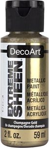 DecoArt Americana Extreme Sheen Jar of Paint, Acrylic, Champagne Gold, 59 ml (Pack of 1)