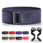 BEAR GRIP - Self-Locking Weight Lifting Belt, Premium Weightlifting Belt for Crossfit, Power Lifting, Bodybuilding, Lifting Belt for Men and Women, Workout Belt for Liftin (L)