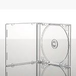 Vision Media® 25 x Premium Grade Single CD Jewel Cases Clear Tray (10mm)