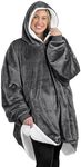 Bare Home Sherpa Fleece Wearable Bl