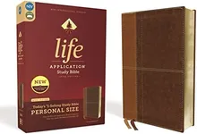 NIV, Life Application Study Bible, Third Edition, Personal Size, Leathersoft, Brown, Red Letter