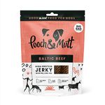 Pooch & Mutt - Meaty Jerky Treats, Grain Free Baltic Beef for Training Reward, Pack of 1x210g