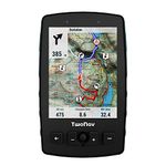 TwoNav Aventura 2 Plus, handheld GPS with 3.7-inch wide screen, buttons and joystick for mountaineering, mountaineering, trekking or hiking with maps included. Colour Turquoise Blue